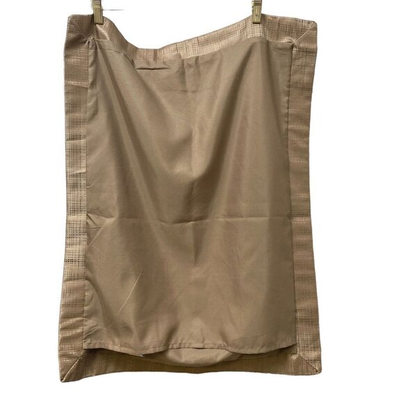 MARTHA STEWART Pillow Shams Set of 2 Standard Size Beige Paisley Pillowcases - Picture 8 of 11